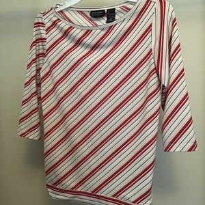 New York & Company, Red and Tan Strip, XS